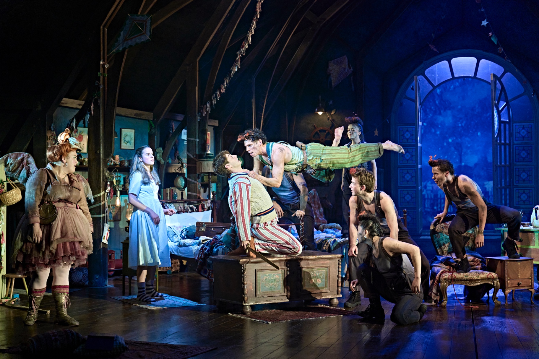 A scene from Wendy and Peter Pan